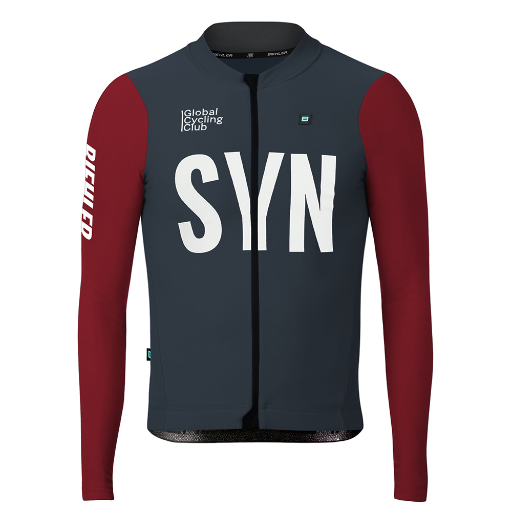 SYNDICATE THERMAL RAIN L/S JERSEY RED SLATE